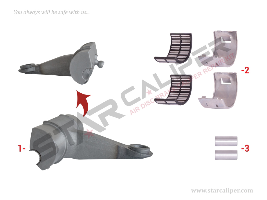 Lever Repair Kit (EX225 Radial)