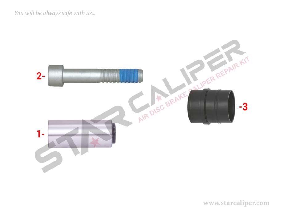Caliper Rubber Bush & Guide Repair Kit