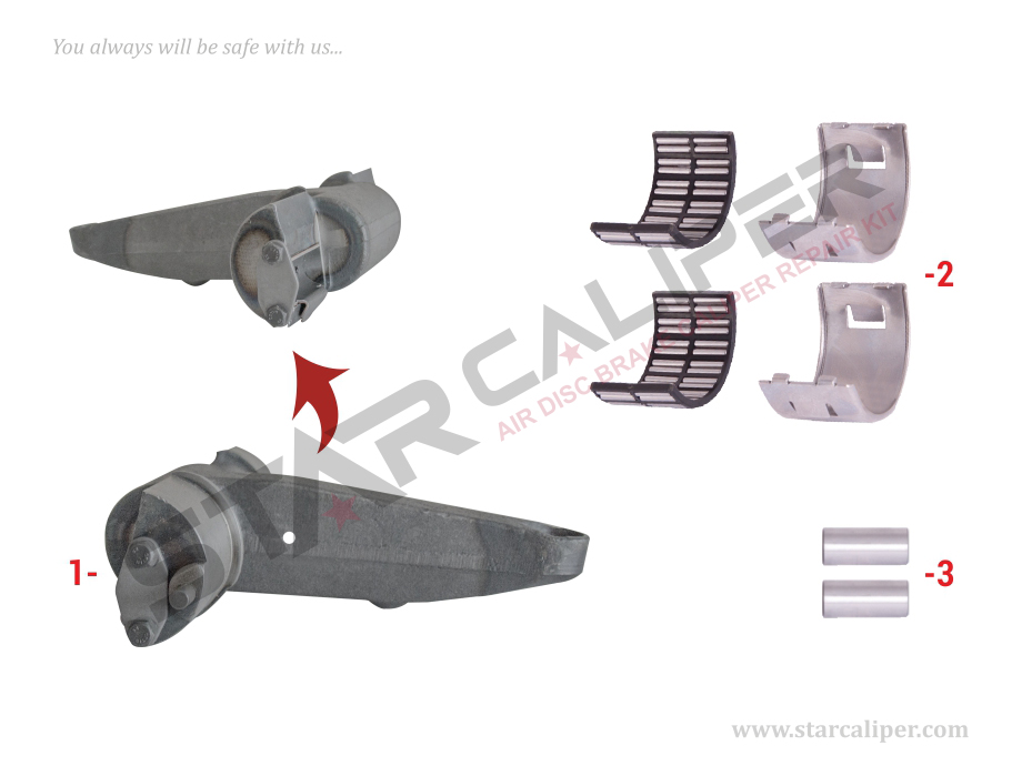 Lever Repair Kit (Radial - Right)