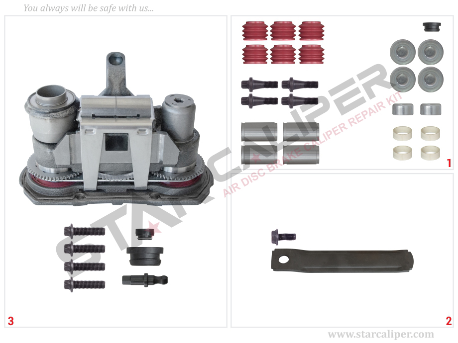 SERIN-SERTEL Trailer Axle Repair Set